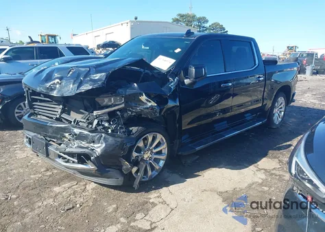 2021 Chevrolet Silverado 1500 4Wd Short Bed High Country из США, поврежденный, VIN 3GCUYHED3MG211375